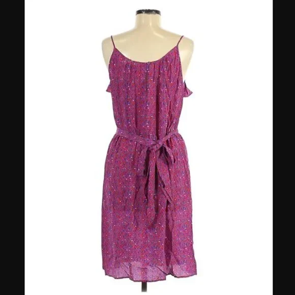 rebecca taylor Mini Tulip Dress 8 Floral Silk Cocktail Ruffle Flounce Luxury - Picture 5 of 5